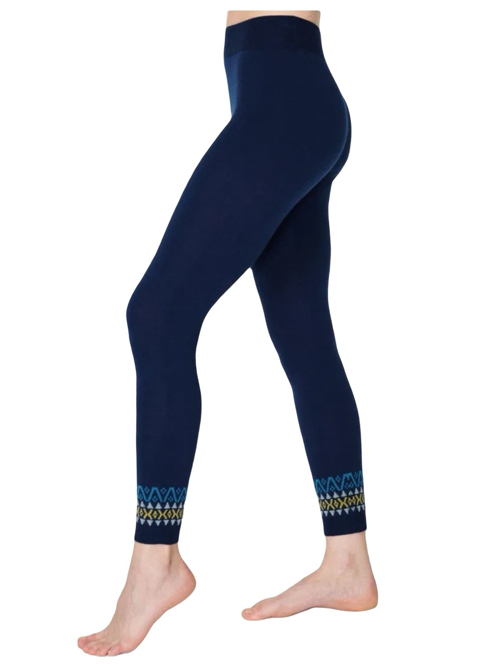 Sweaty Betty Fair Isle Woven Leggings (Size: 4)
